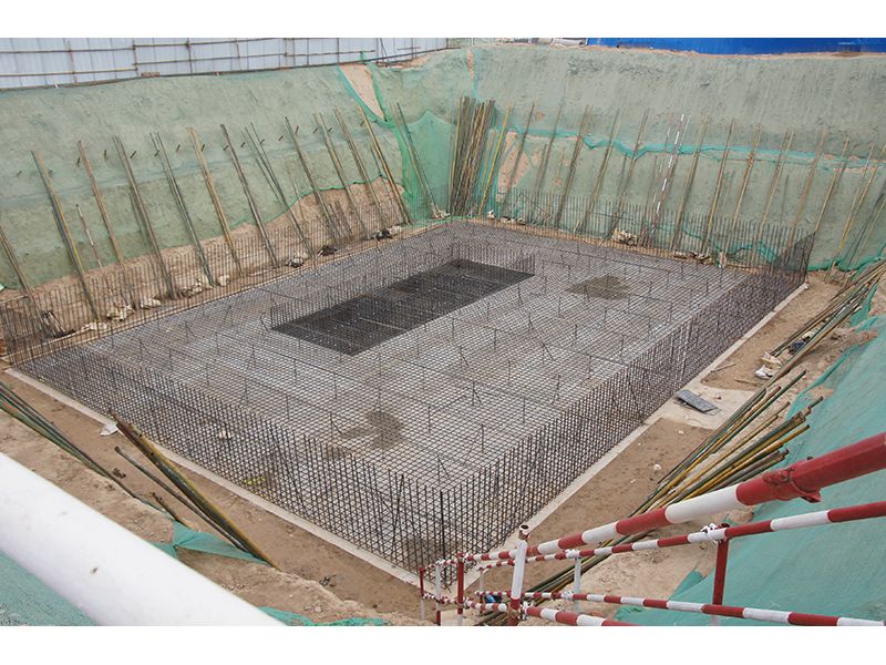 甘肅國電蘭州電廠雨水泵房建筑施工
